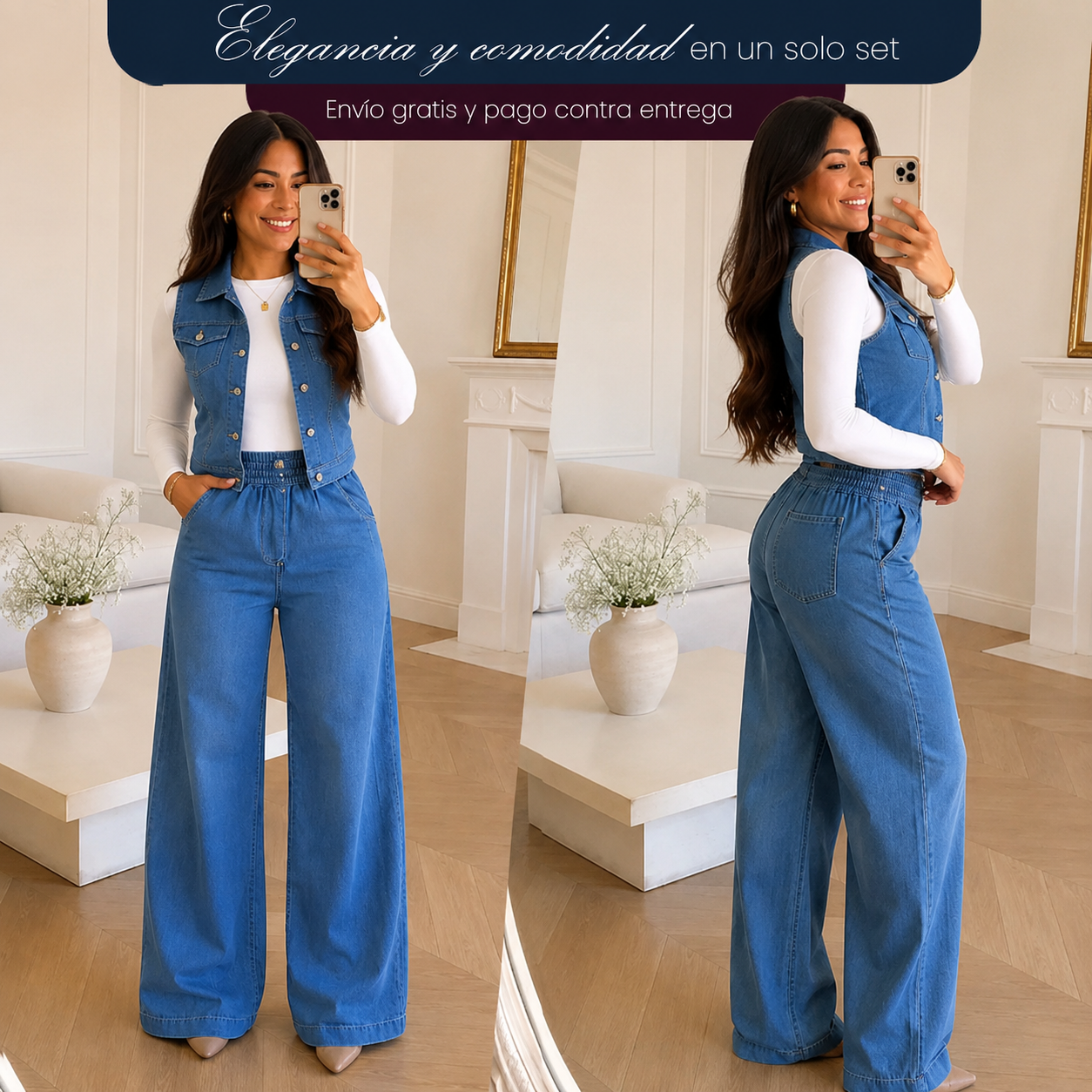✨Conjunto Denim Bella✨