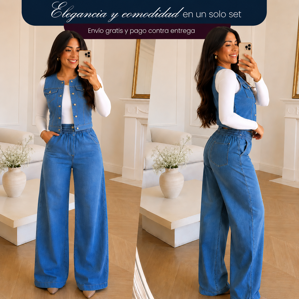 ✨Conjunto Denim Bella✨