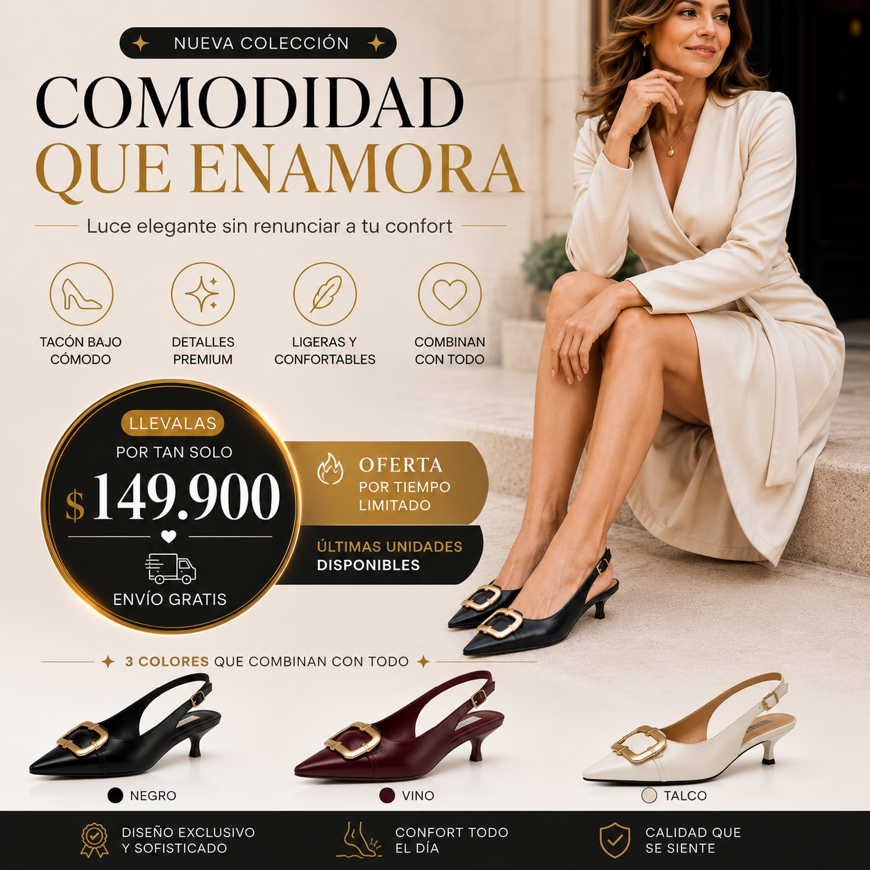 ✨ ZAPATILLA BELLA LUXE ✨