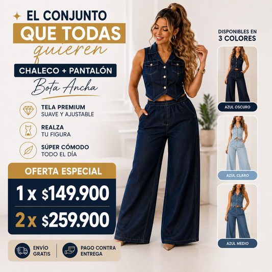 ✨Conjunto Denim Bella✨
