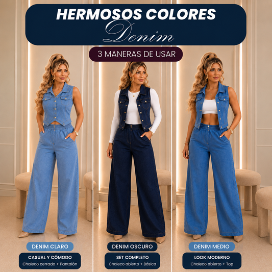✨Conjunto Denim Bella✨