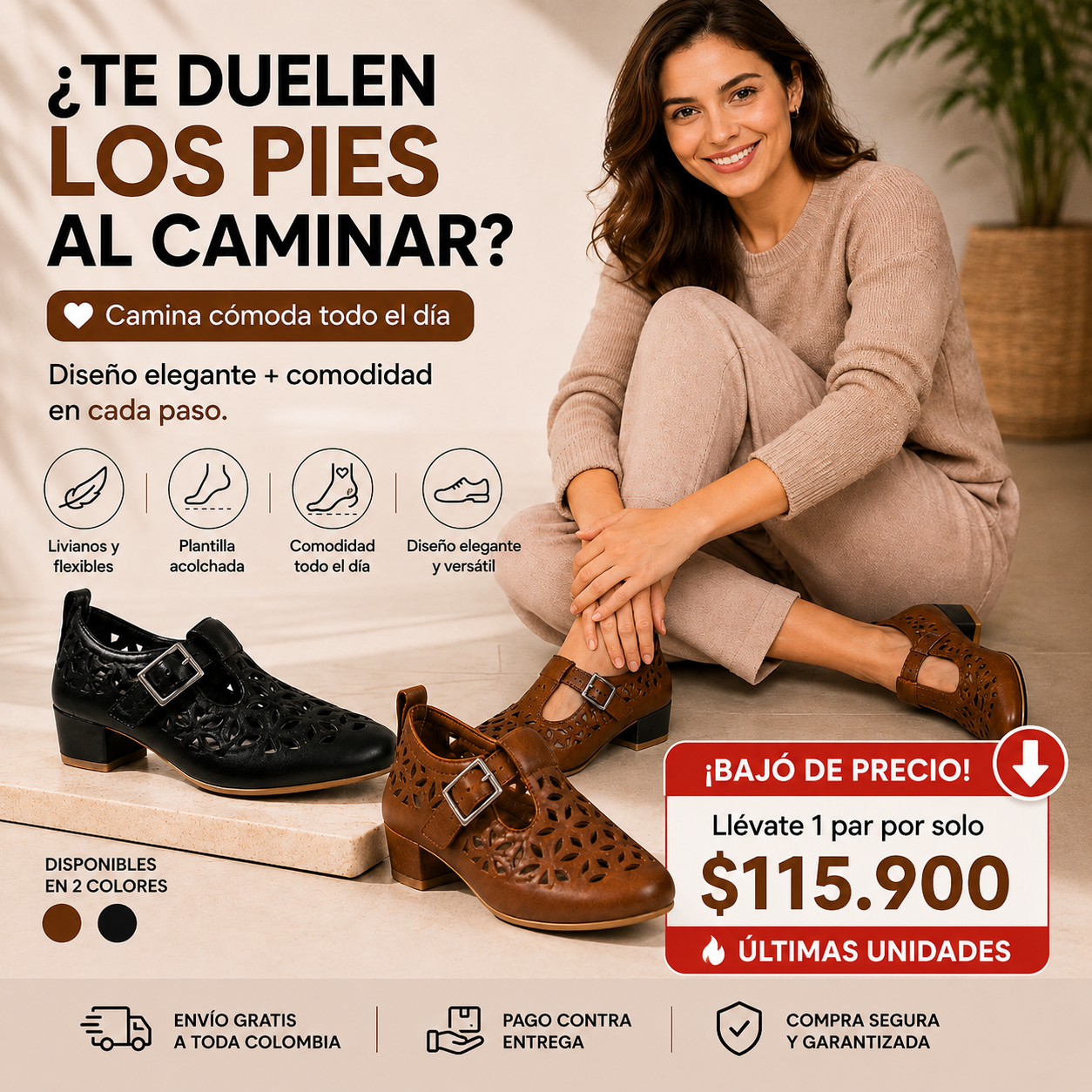 🔥ZAPATOS COMFORSTEP ELEGANTE TIPO CUERO👠