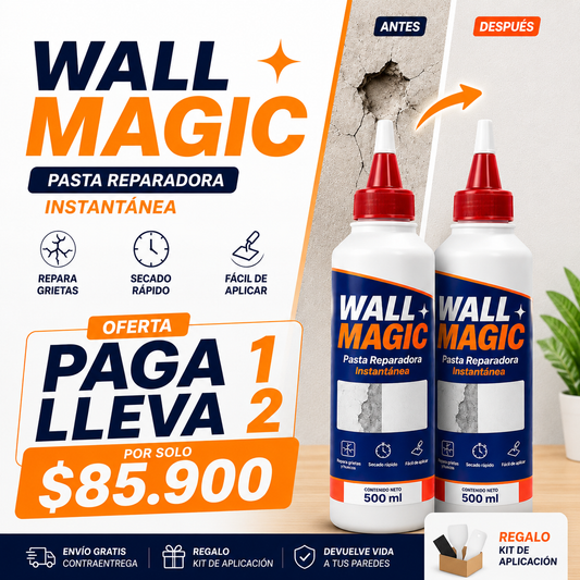 🏠WALL MAGIC Pasta Reparadora Instantánea
