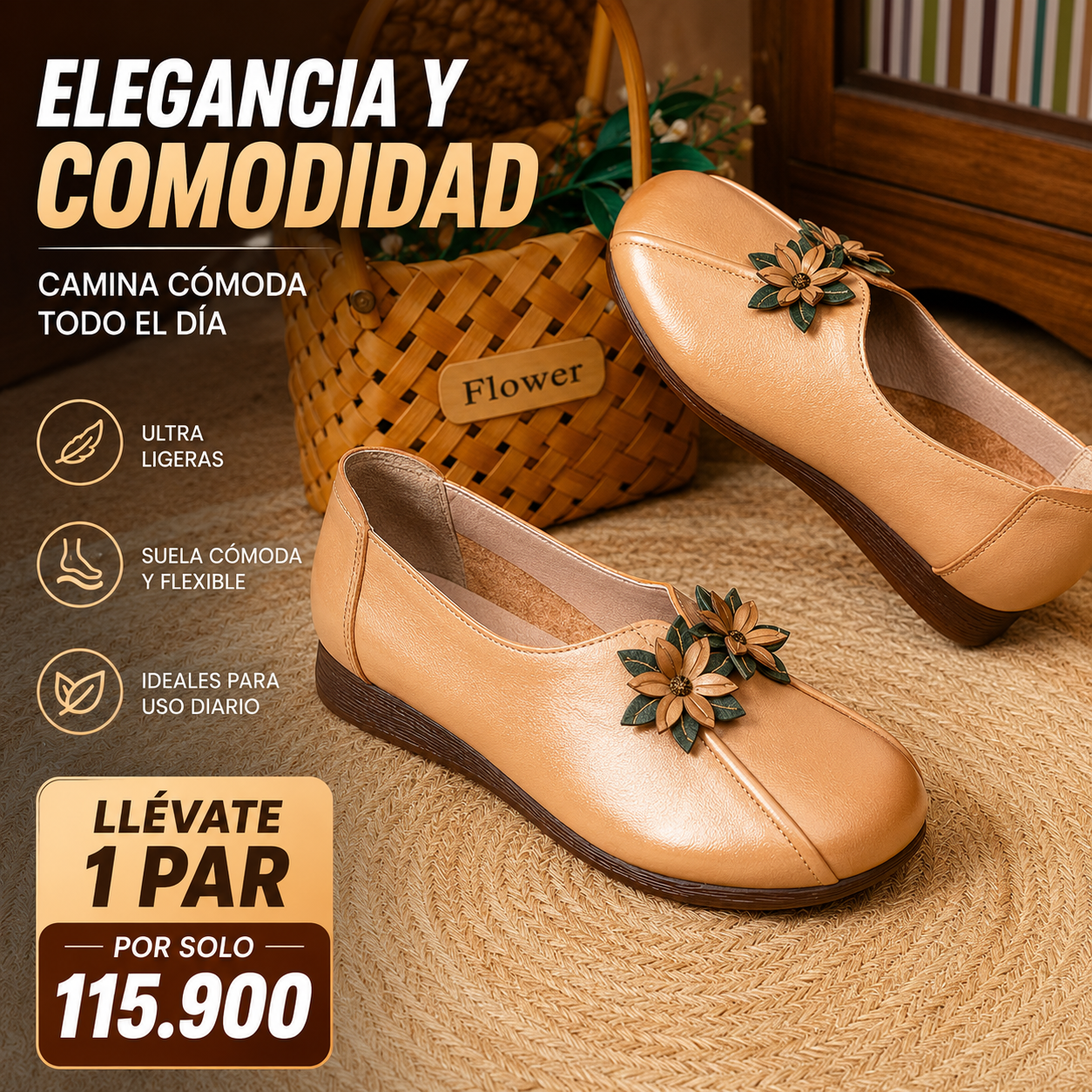 🌸 Baleta Florenza Comfort