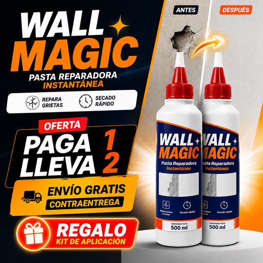 🏠WALL MAGIC Pasta Reparadora Instantánea