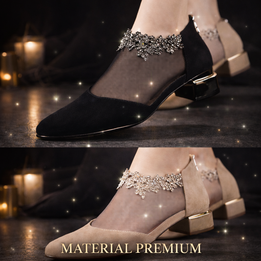 🔥ZAPATILLA ELEGANTE VELVET GLAM👠