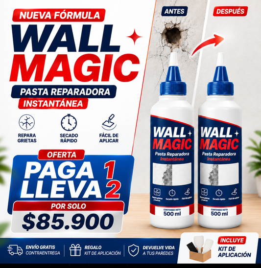 🏠WALL MAGIC Pasta Reparadora Instantánea