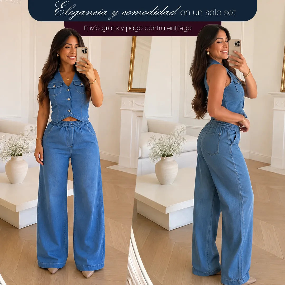 ✨Conjunto Denim Bella✨