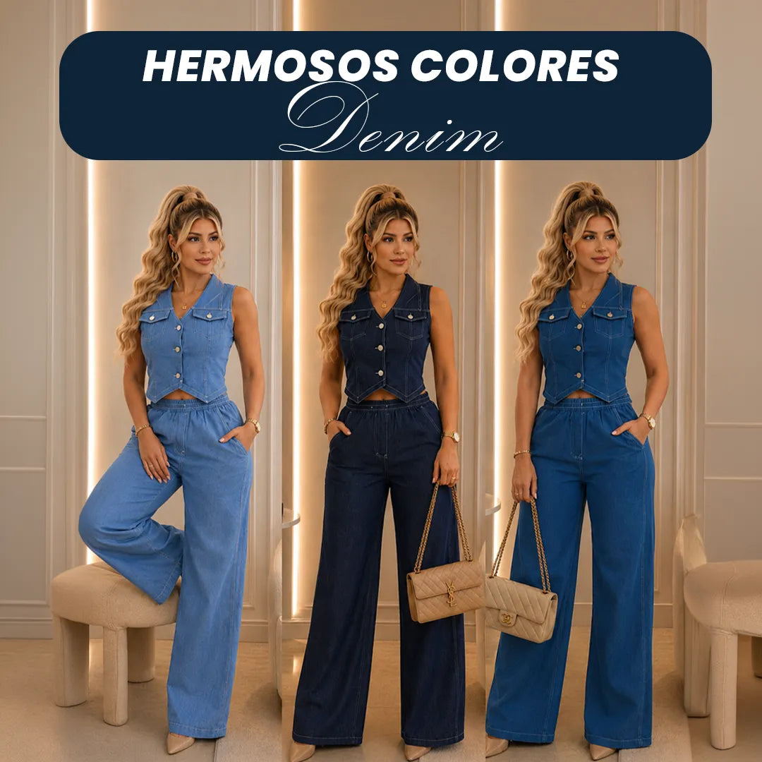 ✨Conjunto Denim Bella✨